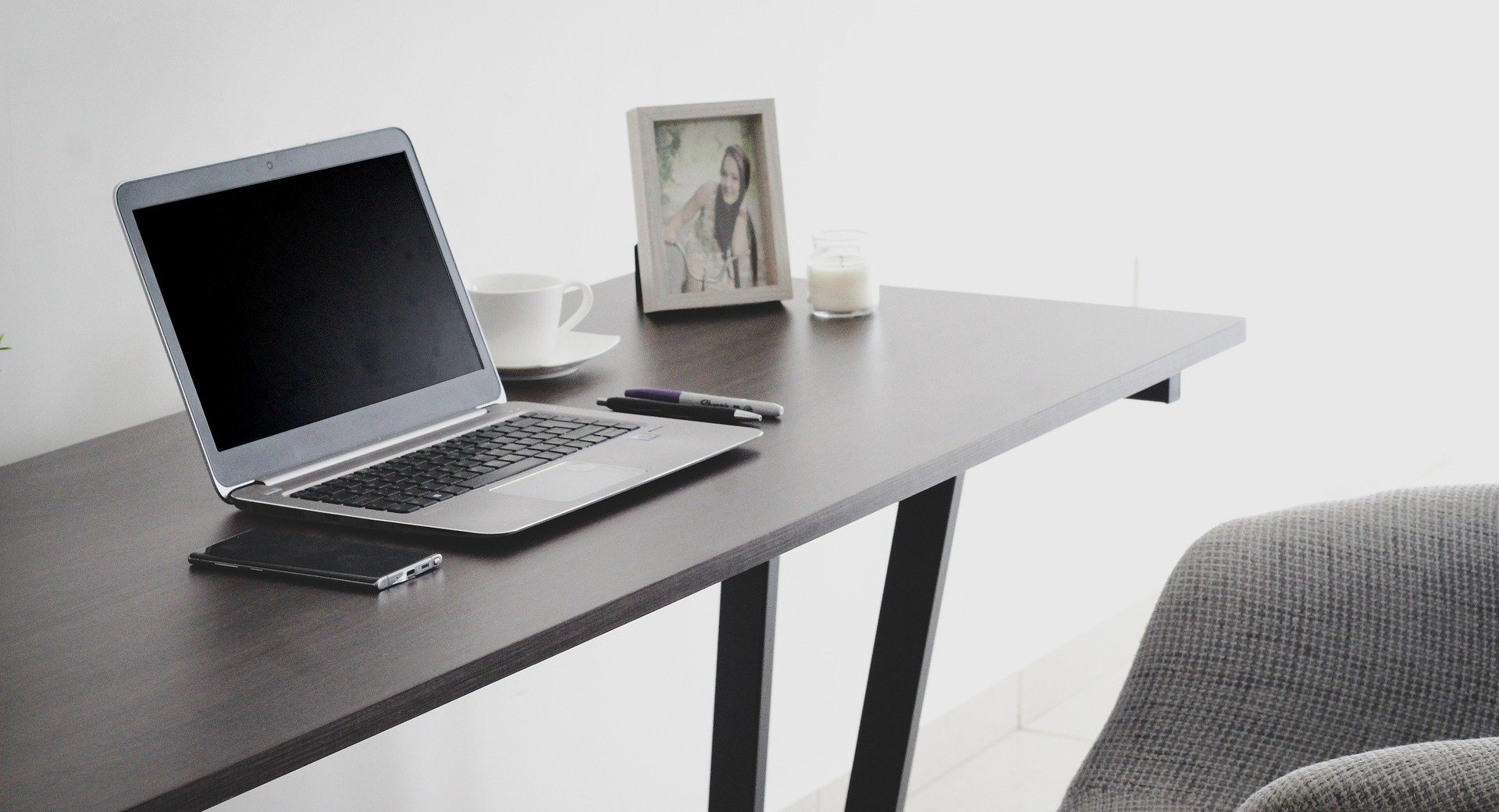 Empty Computer desk